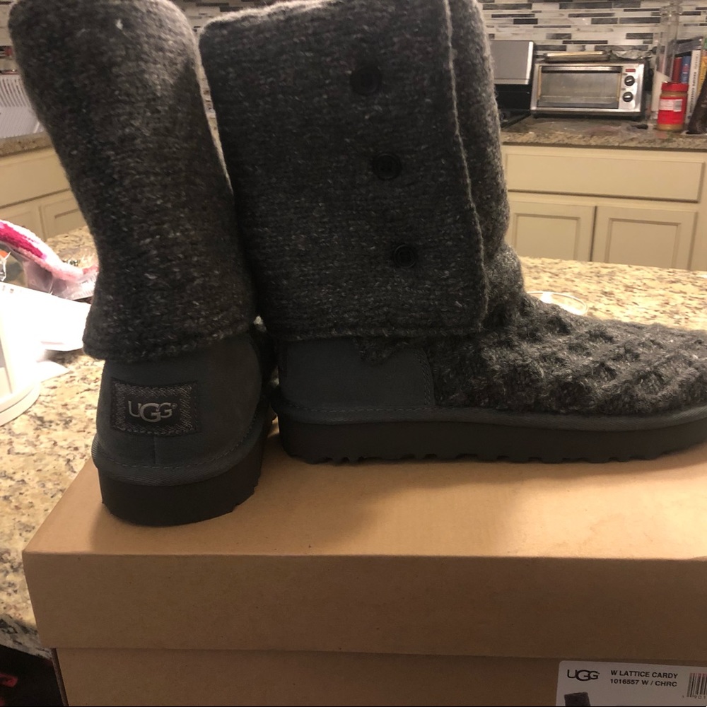 BNIB Ugg Lattice Cardy Knit Boots